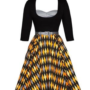 pinup girl clothing harlequin dress